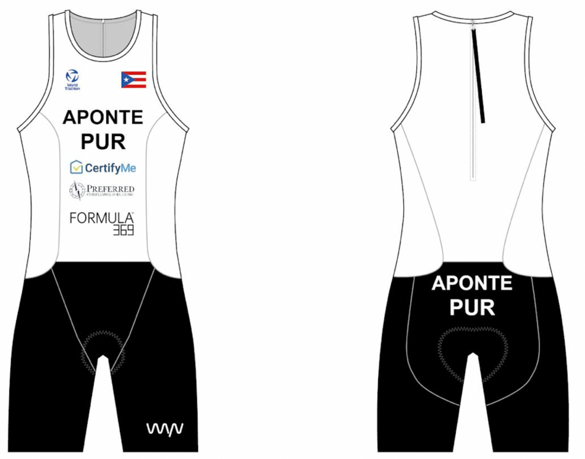 Aponte vortex sleeveless tri suit men's WYN republic custom