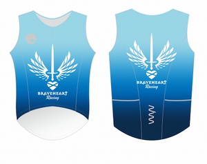 Braveheart Racing premium sleeveless tri top - men's