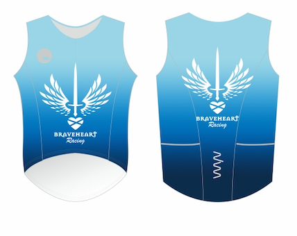 Braveheart Racing premium sleeveless tri top - women's