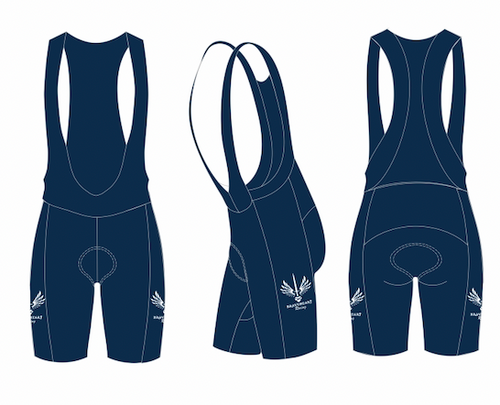 Braveheart Racing Pannier cycling bib shorts - men's