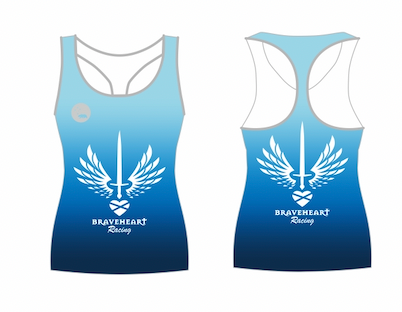 Braveheart Racing running singlet - women's