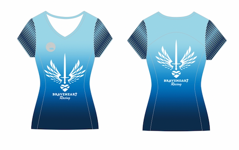 Braveheart Racing running tech tee - women's