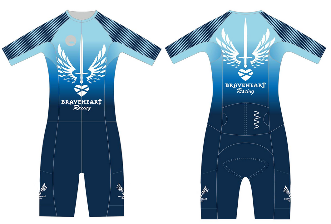 Braveheart LUCEO sleeved triathlon suit - men's