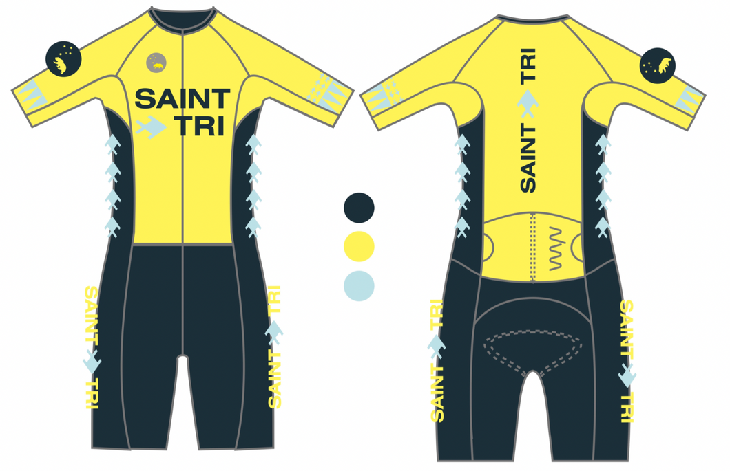 Saint Tri LUCEO sleeved triathlon suit - men's