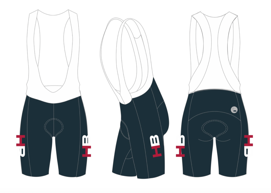 HBSE velocity 2.0 cycling bib shorts - men's