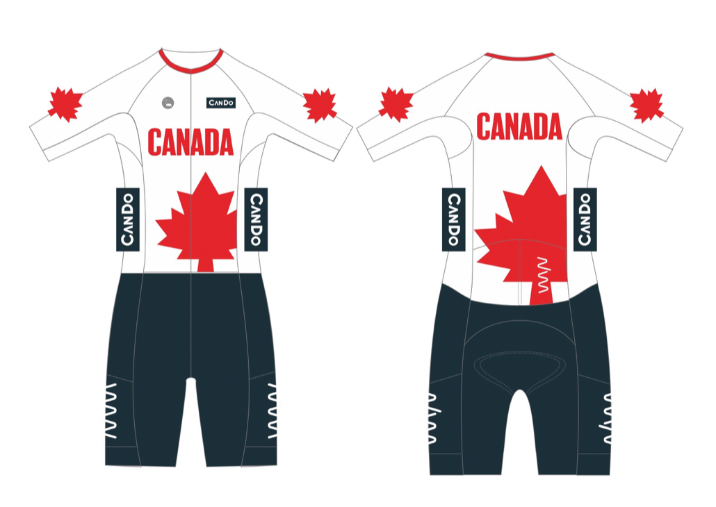 Canada Hi velocity X sleeved tri suit - men's (logo 1)