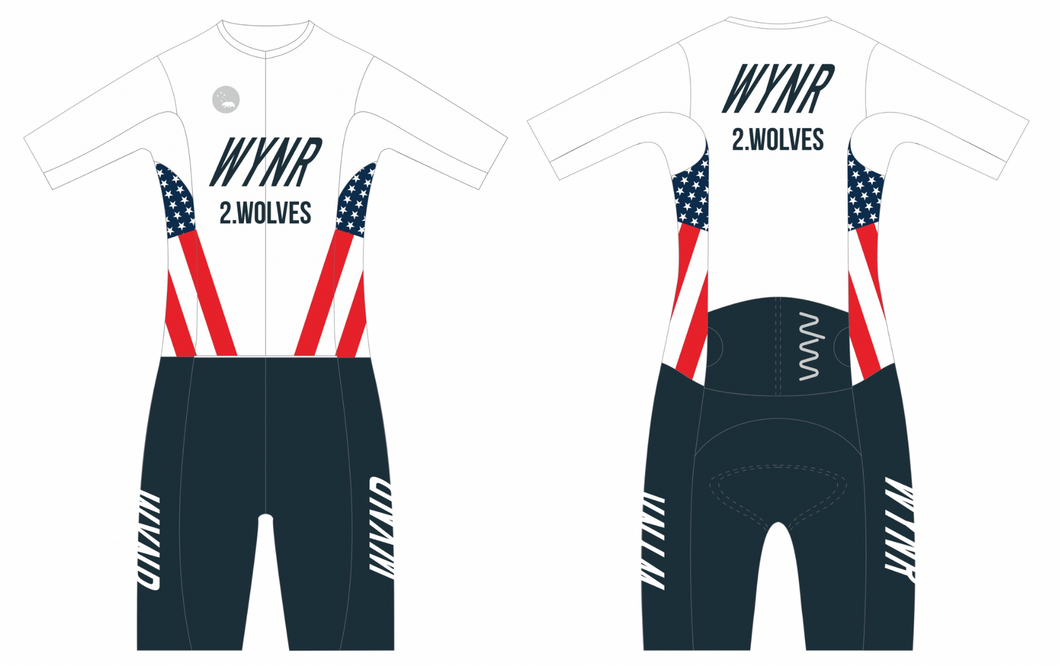 WYNR USA LUCEO sleeved triathlon suit - men's