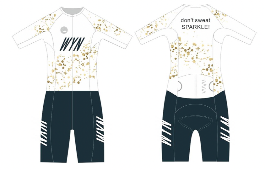Sparkle LUCEO sleeved triathlon suit - women's