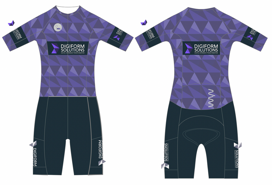 Digiform Hi Velocity X sleeved triathlon suit - men's