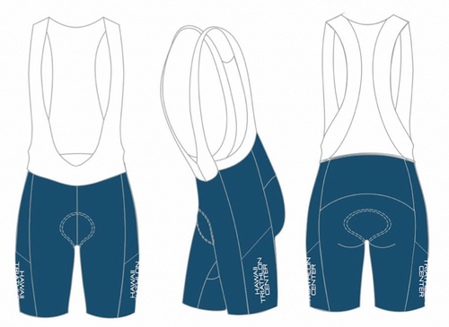 Hawaii Triathlon Center Pannier bib shorts - women's