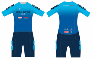 Team Sonic LUCEO+ Aero Sleeved Triathlon Suit - Men's
