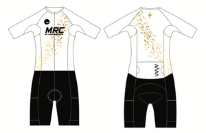 MRC: Hi Velocity X Sleeved Triathlon Suit - Men's - White