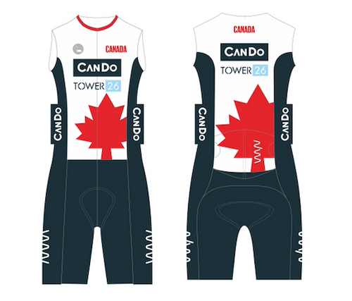 Canada Velocity+ Sleeveless Tri Suit - Men's (White)