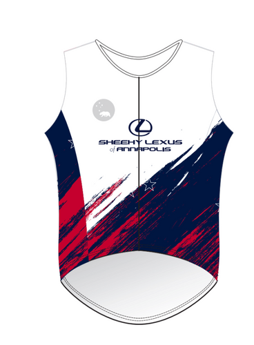 Sheehy Lexus of Annapolis Triathlon Team: Premium Sleeveless Tri Top - Men's