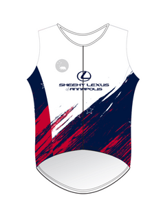 Sheehy Lexus of Annapolis Triathlon Team: Premium Sleeveless Tri Top - Men's