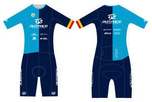 Team OutPace 2025: LUCEO+ Aero Sleeved Triathlon Suit - Men's