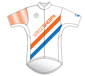 Speed Sherpa 2025 - premium cycling jersey - men's - white