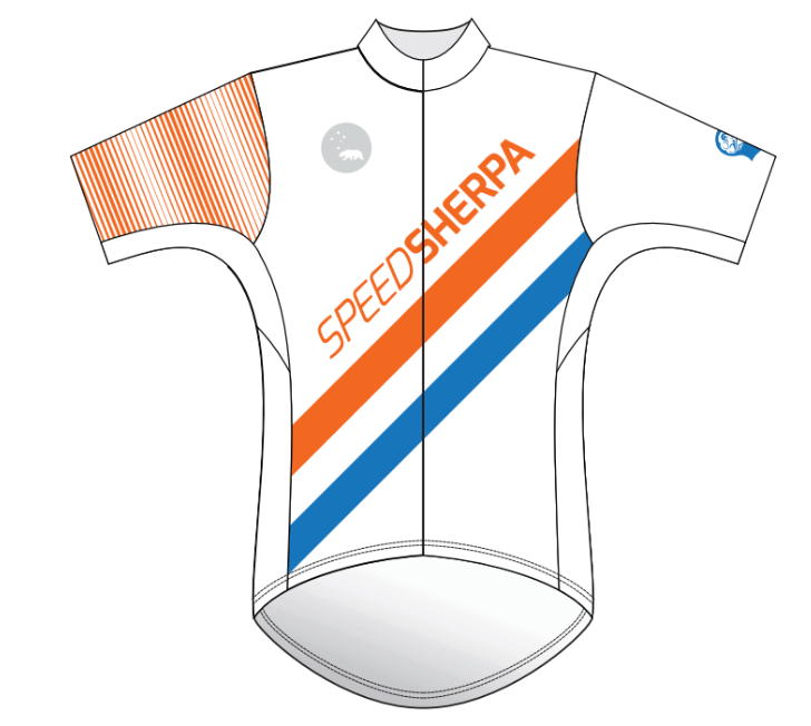 Speed Sherpa 2025 - premium cycling jersey - men's - white