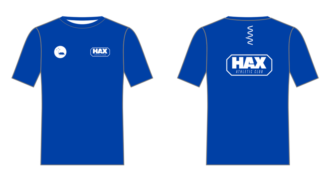 HAX 2025: Running Tech Tee - Men's - Blue