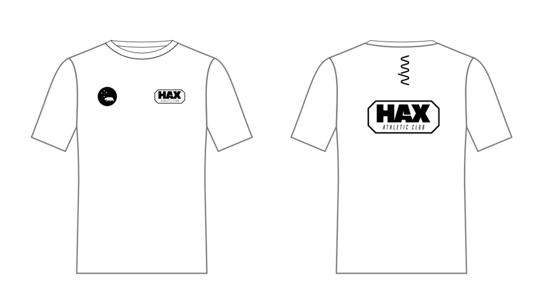 HAX 2025: Running Tech Tee - Men's - White