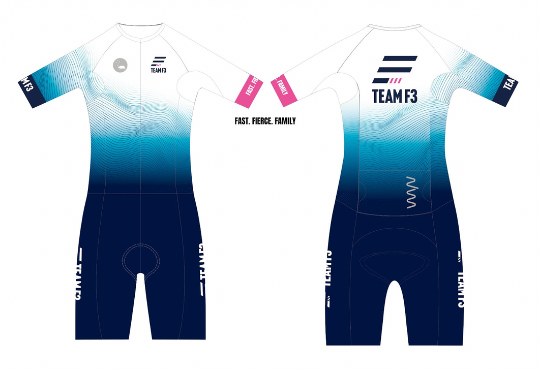 Team F3 2025: LUCEO+ Aero Sleeved Triathlon Suit - Women's