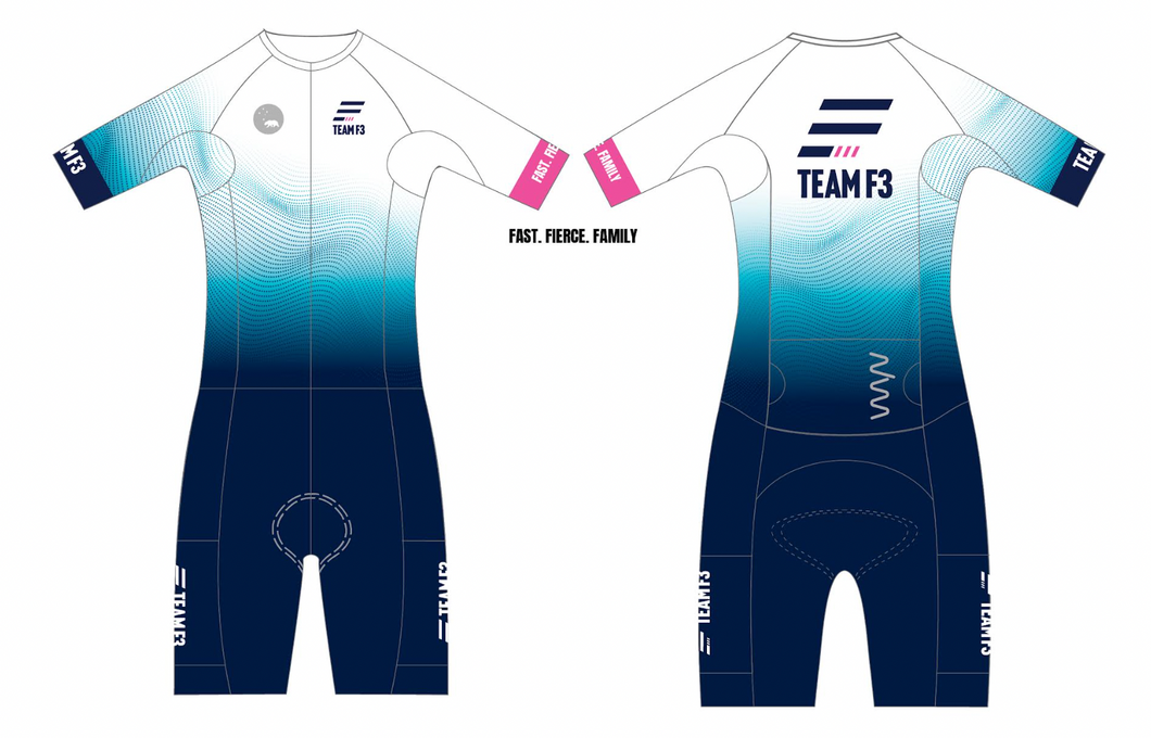 Team F3 2025: Hi Velocity X Sleeved Triathlon Suit - Men's