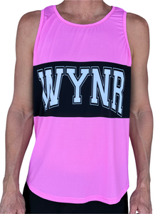 MEN'S - WYNR 2023 Bubblegum Pink run singlet