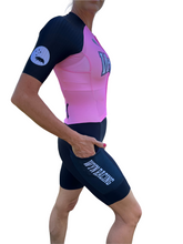 WOMEN'S - WYNR 2023 Bubblegum Pink Hi Velocity X sleeved triathlon suit