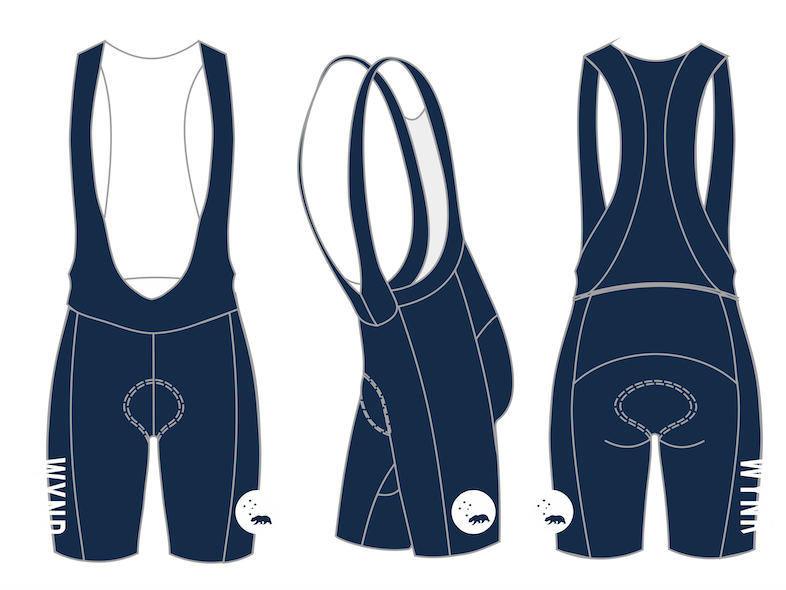 WYNR 2022 velocity cycling bib shorts - men's