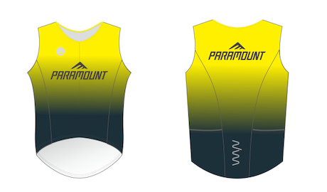 Paramount premium sleeveless triathlon top - men's