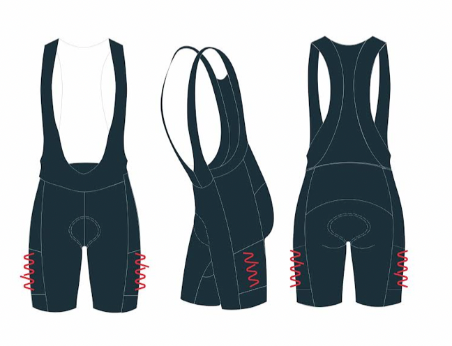 Premise pannier cycling bib shorts - women's
