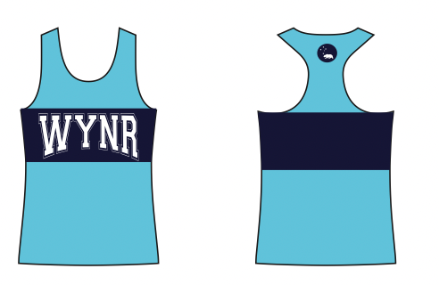 WOMEN'S - WYNR 2023 Electric Blue run singlet