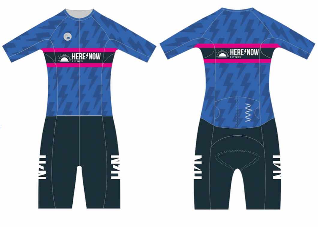 Here/Now hi velocity sleeved triathlon suit - men's