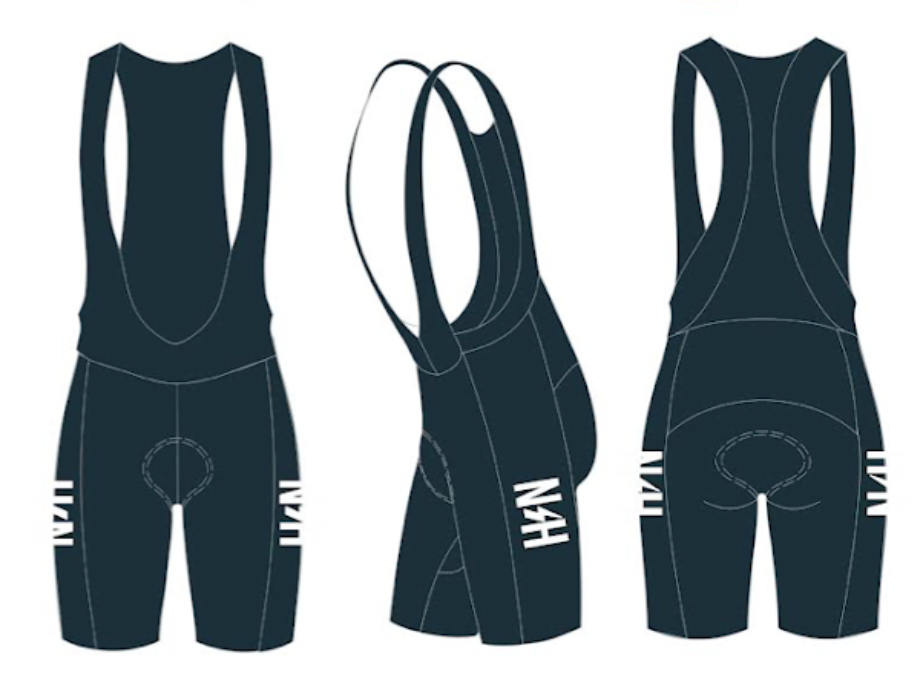 Here/Now velocity cycling bib shorts - men's