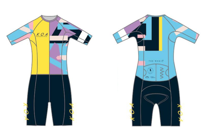KOA 2023 Hi velocity sleeved tri suit - men's